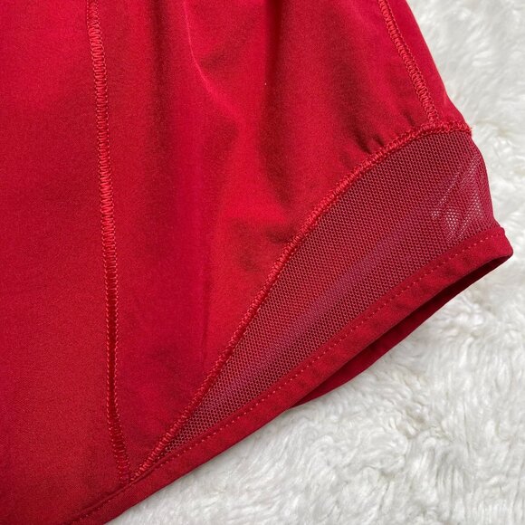 Lululemon #LW7AUSR Women's Red Hotty Hot Low-Rise Lined Shorts Size 8 - Picture 7 of 8